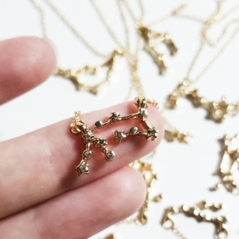 Menthe : "Tiny Zodiac" Constellation Necklaces